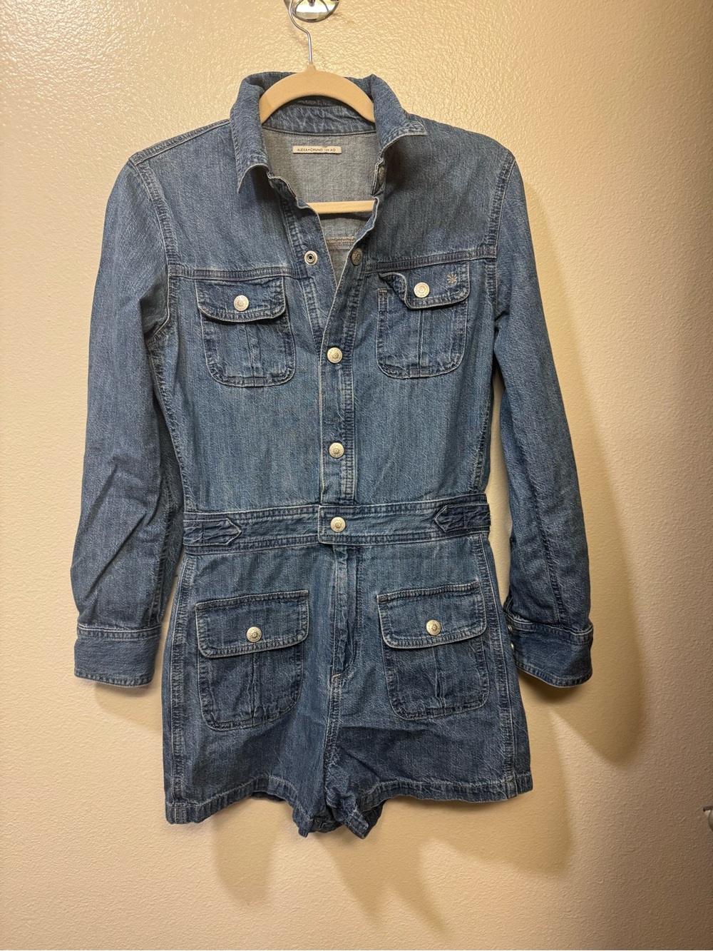 Alexa Chung for AG Denim Jumpsuit size XS